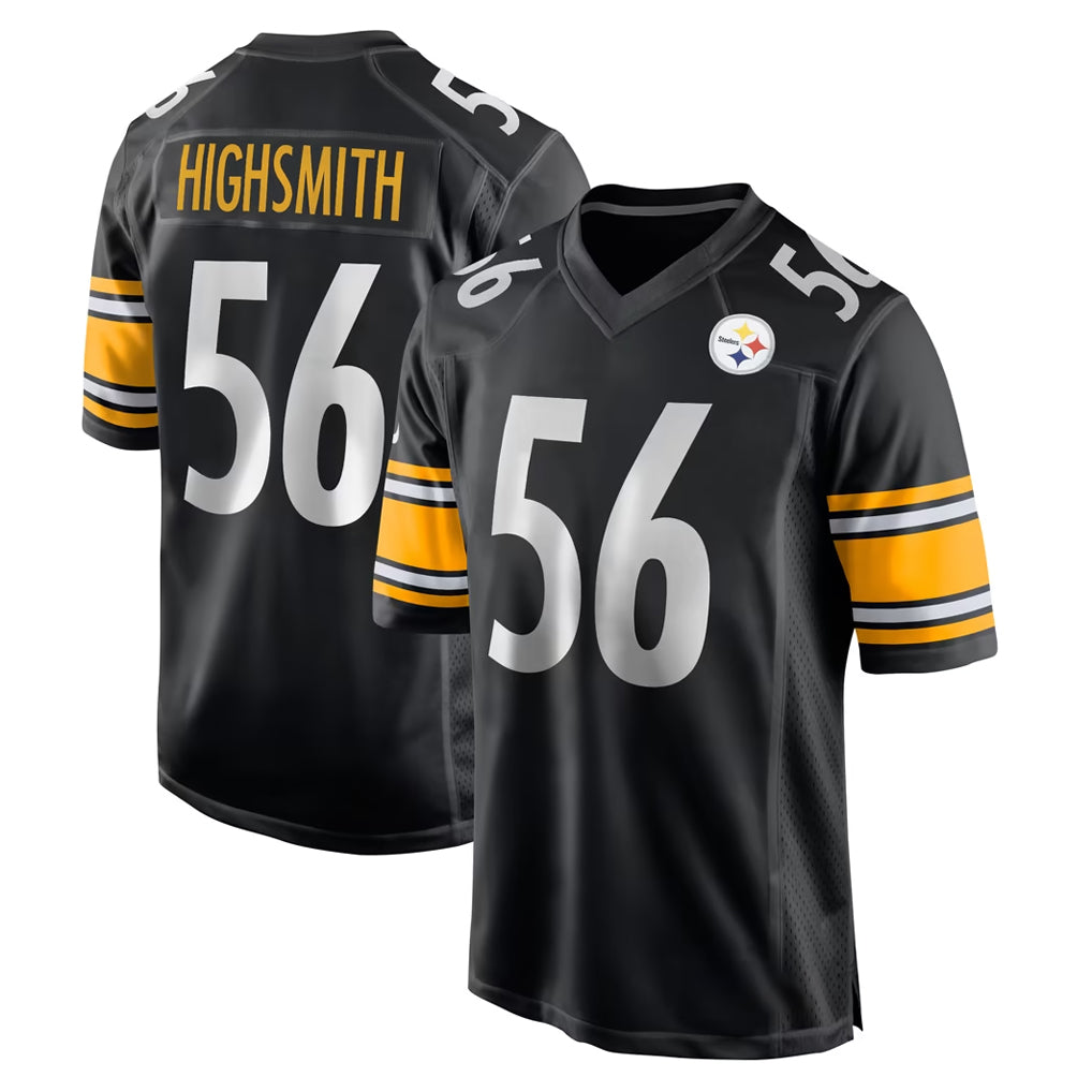 P.Steelers #56 Alex Highsmith Player Black Home Game Gdoa Stitched Jerseys