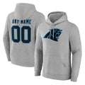 Custom C.Panthers Gray Salute to Service Hoodies Any Name & Numbers Gdoa Stitched Jerseys