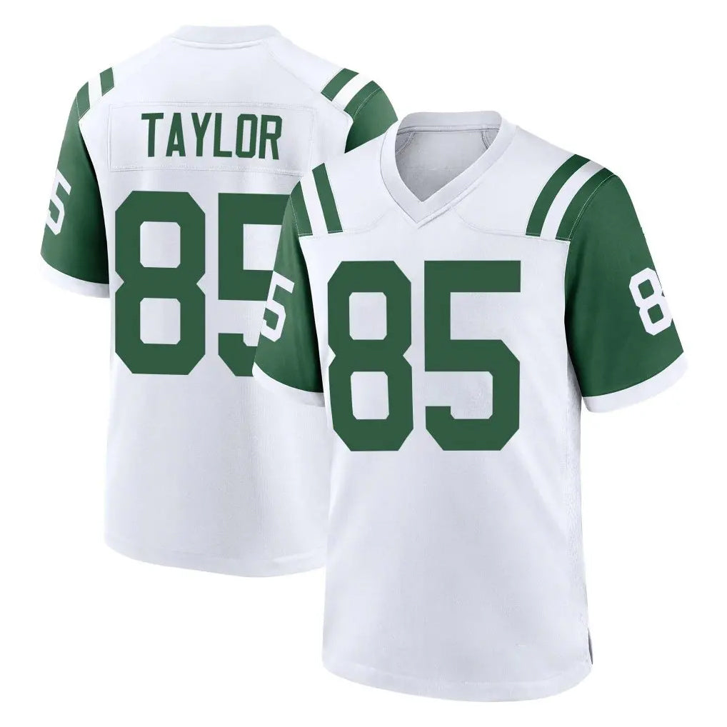 NY.Jets #85 Mason Taylor Player White Classic Home Game Gdoa Stitched Jerseys