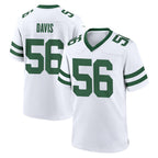 NY.Jets #56 Demario Davis Player White Legacy Home Game Gdoa Stitched Jerseys