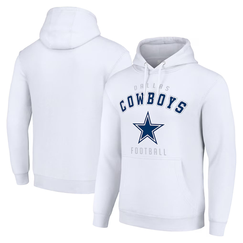 D.Cowboys ## Cowboys Blank Player White Pullover Hoodies Limited Gdoa Stitched Jerseys
