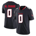 H.Texans #0 Azeez Al-Shaair Player Navy Limited Alternate Vapor F.U.S.E. Home Game Gdoa Stitched Jerseys