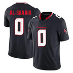 H.Texans #0 Azeez Al-Shaair Player Navy Limited Alternate Vapor F.U.S.E. Home Game Gdoa Stitched Jerseys