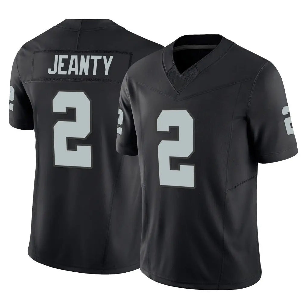 LV.Raiders #2 Ashton Jeanty Player Black Limited Vapor F.U.S.E. Home Game Gdoa Stitched Jerseys