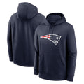 NE.Patriots ## Patriots Blank Player Navy LOGO Pullover Hoodies Home Game Gdoa Stitched Jerseys
