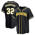 M.Brewers #32 Jacob Misiorowski Player Black Fashion Out Home Game Fdoa Stitched Jerseys