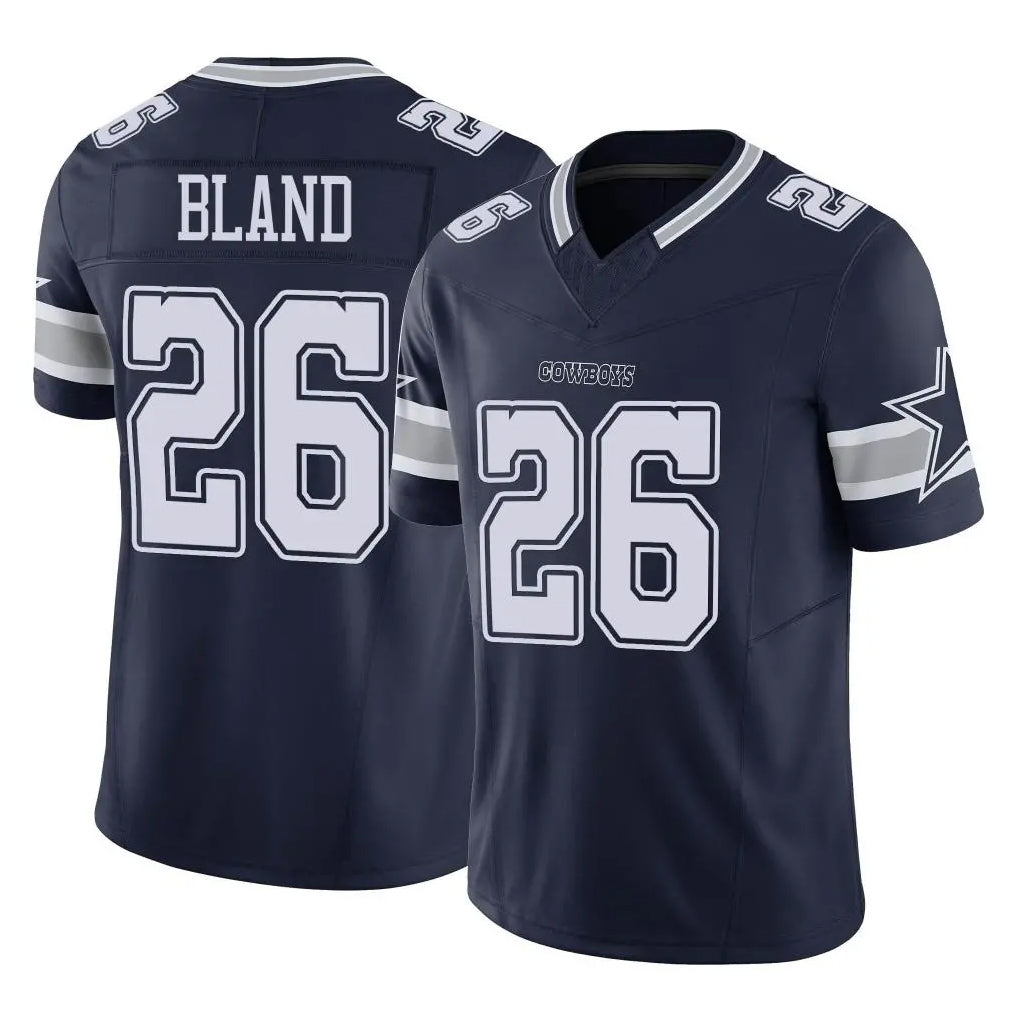 D.Cowboys #26 DaRon Bland Player Navy Limited Vapor F.U.S.E. Home Game Gdoa Stitched Jerseys