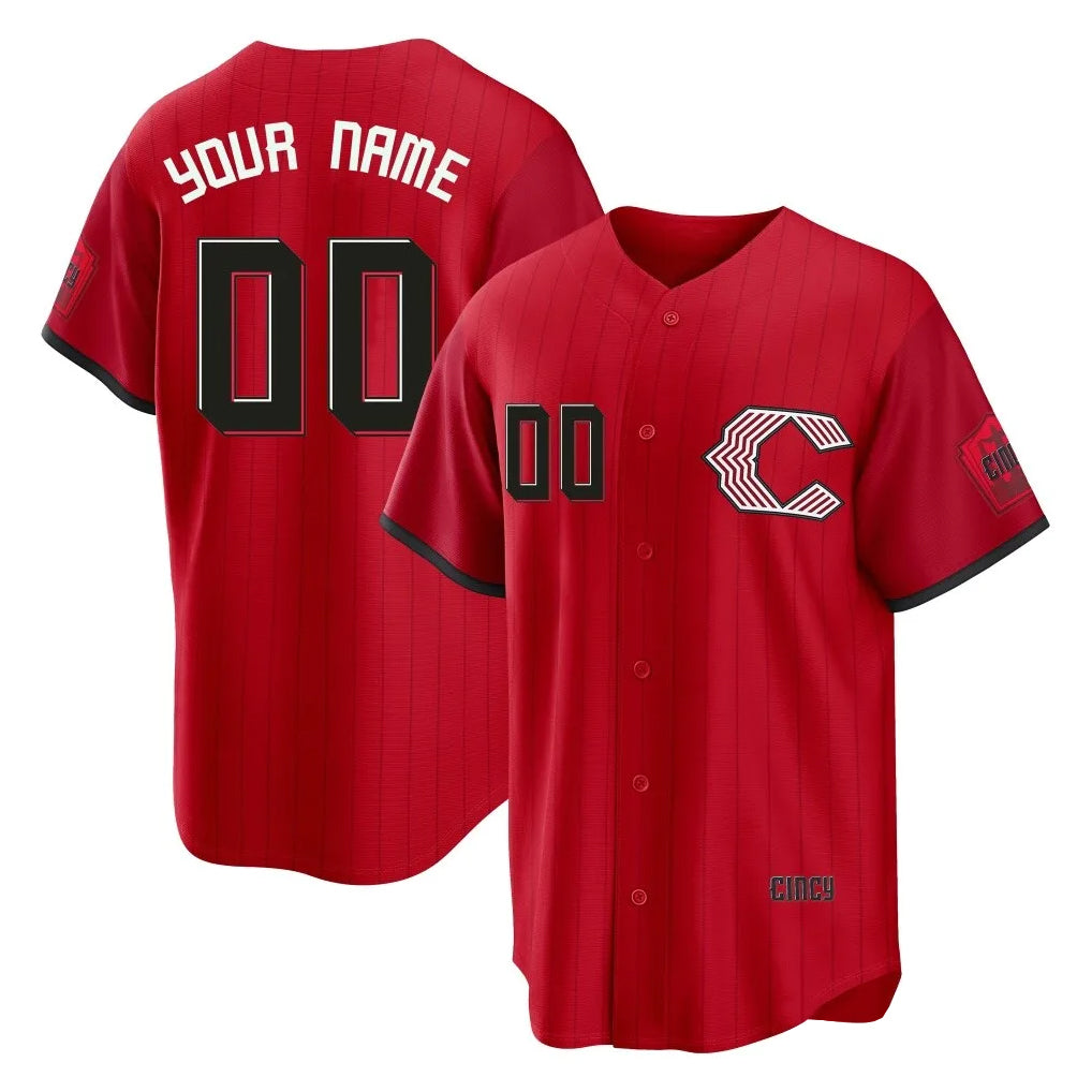 Custom C.Reds Red 2026 City Connect Home Game Any Name & Number Gdoa Stitched Jerseys