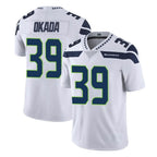 S.Seahawks #39 Ty Okada Player White Limited Vapor Untouchable Home Game Gdoa Stitched Jerseys