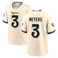 J.Jaguars #3 Jakobi Meyers Player Natural 2026 Rivalries Collection Game Gdoa Stitched Jerseys