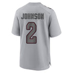 A.Cardinals #2 Will Johnson Player Gray Fashion Home Game Gdoa Stitched Jerseys