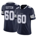 D.Cowboys #60 Tyler Guyton Player Navy Limited Vapor F.U.S.E. Home Game Gdoa Stitched Jerseys
