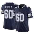 D.Cowboys #60 Tyler Guyton Player Navy Limited Vapor F.U.S.E. Home Game Gdoa Stitched Jerseys