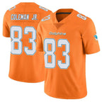 M.Dolphins #83 Kevin Coleman Jr. Player Orange Limited Home Game Gdoa Stitched Jerseys