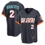 S.Diego Padres #2 Xander Bogaerts Player Obsidian 2026 City Connect Home Limited T-shirt Fdoa Stitched Jerseys