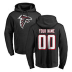Custom A.Falcons Black Salute to Service Hoodies Any Name & Numbers Gdoa Stitched Jerseys