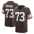 C.Browns #73 Joe Thomas Player Brown Home Game Gdoa Stitched Jerseys