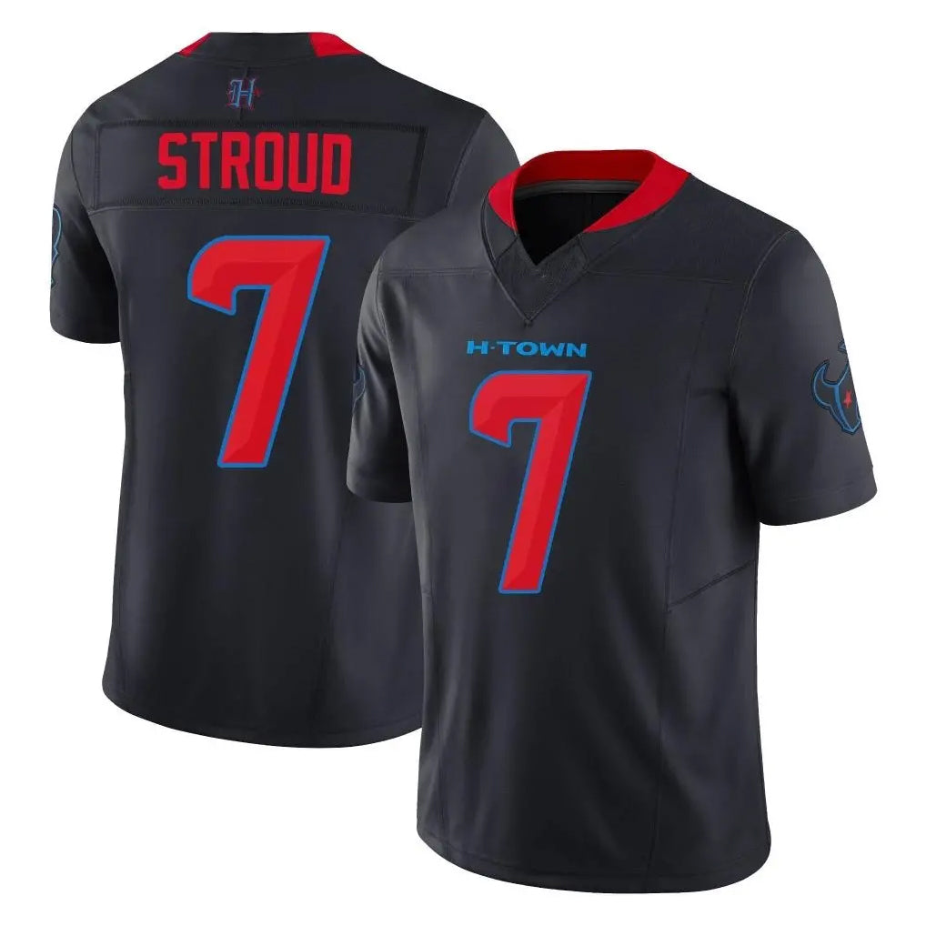 H.Texans #7 CJ Stroud Player Navy Limited 2nd Alternate Vapor F.U.S.E. Home Game Gdoa Stitched Jerseys