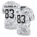 M.Dolphins #83 Kevin Coleman Jr. Player Arctic Camo Salute To Service Limited Game Gdoa Stitched Jerseys