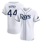 T.Bay Rays #44 Ryan Pepiot Player White Home Limited Elite Fdoa Stitched Jerseys