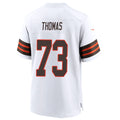 C.Browns #73 Joe Thomas Player White Alternate Home Game Gdoa Stitched Jerseys