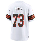C.Browns #73 Joe Thomas Player White Alternate Home Game Gdoa Stitched Jerseys