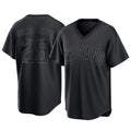C.Cubs #25 Mois¨¦s Ballesteros Player Black T-shirt Home Game Gdoa Stitched Jerseys