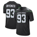 NY.Jets #93 David Onyemata Player Stealth Black Home Game Gdoa Stitched Jerseys