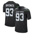 NY.Jets #93 David Onyemata Player Stealth Black Home Game Gdoa Stitched Jerseys