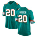 M.Dolphins #20 Jordyn Brooks Player Aqua Alternate Home Game Gdoa Stitched Jerseys