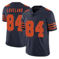 C.Bears #84 Colston Loveland Player Navy Blue Alternate Vapor Untouchable Limited Gdoa Stitched Jerseys