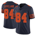 C.Bears #84 Colston Loveland Player Navy Blue Alternate Vapor Untouchable Limited Gdoa Stitched Jerseys