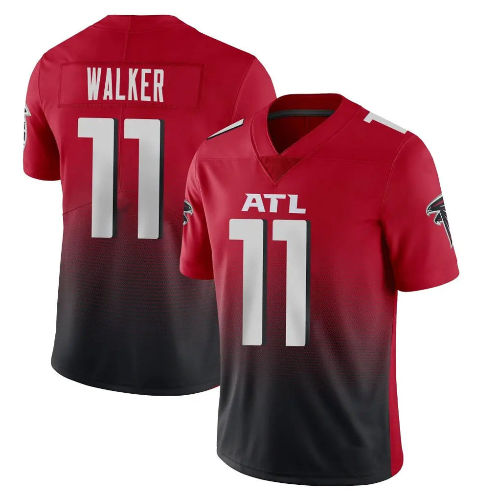 A.Falcons #11 Jalon Walker Player Red Vapor Untouchable Limited Home Game Gdoa Stitched Jerseys