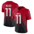 A.Falcons #11 Jalon Walker Player Red Vapor Untouchable Limited Home Game Gdoa Stitched Jerseys