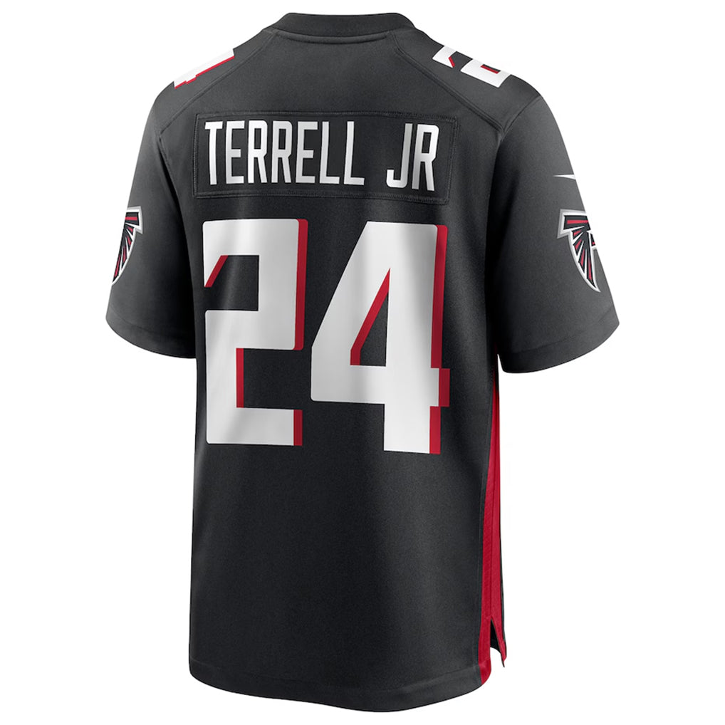 A.Falcons #24 A.J. Terrell Jr. Player Black Home Game Gdoa Stitched Jerseys