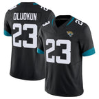 J.Jaguars #23 Foyesade Oluokun Player Black Vapor F.U.S.E. Limited Home Game Gdoa Stitched Jerseys