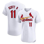 St. Louis Cardinals #11 Victor Scott II Player White Home Limited Elite Fdoa Stitched Jerseys