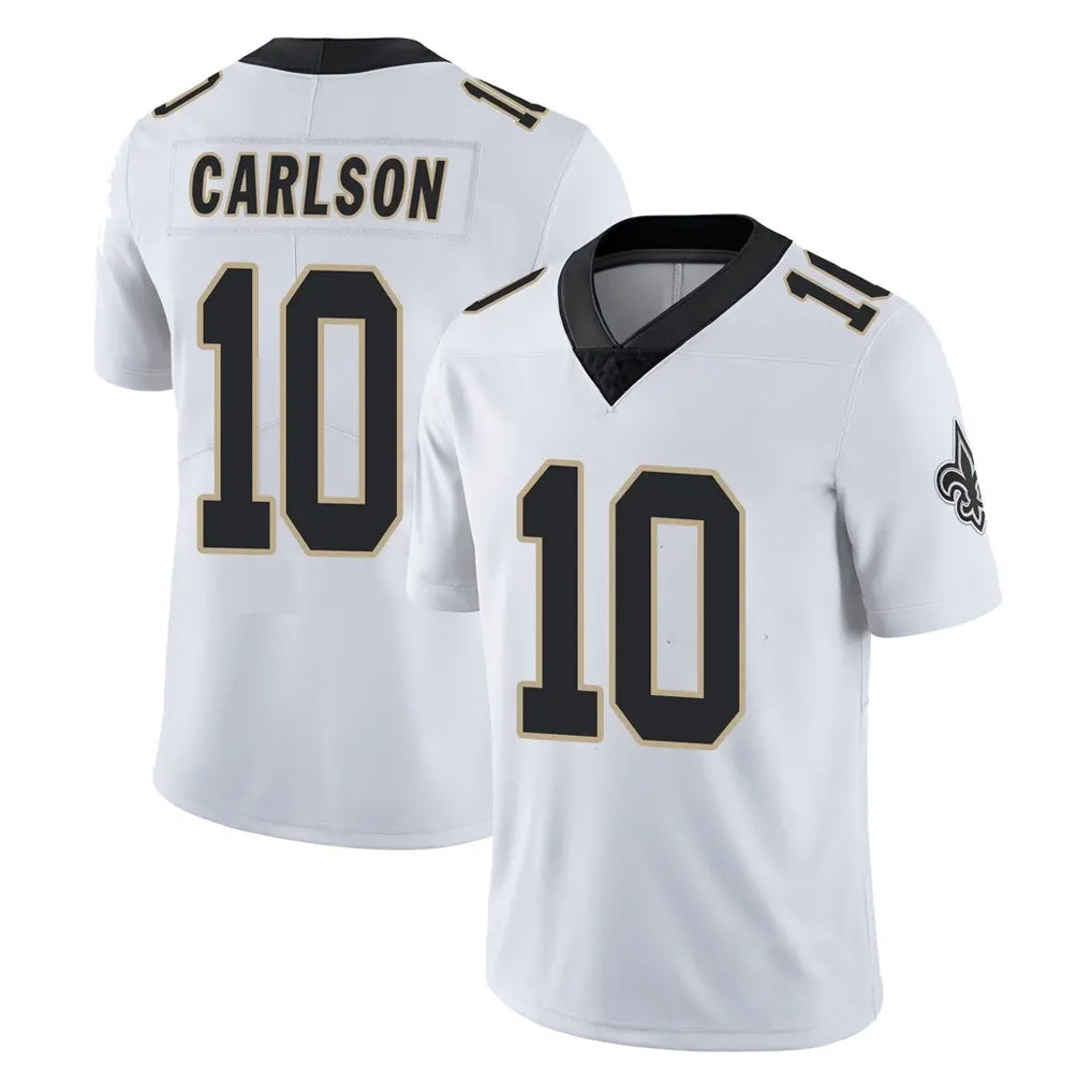 NO.Saints #10 Daniel Carlson Player White Limited Vapor Untouchable Home Game Gdoa Stitched Jerseys
