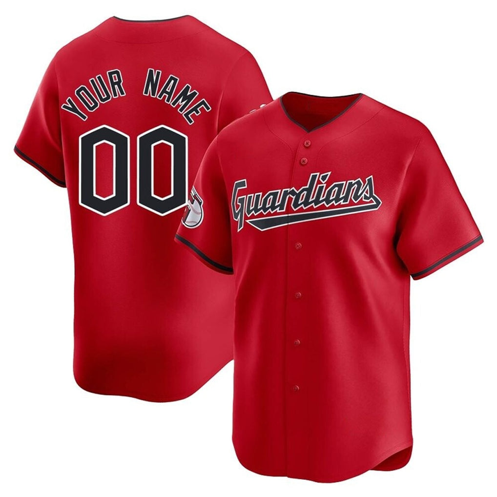 Custom C.Guardians Red Limited Home Game Any Name & Number Gdoa Stitched Jerseys