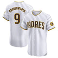 S.Diego Padres #9 Jake Cronenworth Player White Home Limited Elite Fdoa Stitched Jerseys