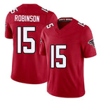 A.Falcons #15 Brian Robinson Player Red Team Color Vapor F.U.S.E. Limited Gdoa Stitched Jerseys