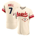 LA.Angels #7 Jo Adell Player Cream City Connect Limited ELite Home Fdoa Stitched Jerseys