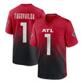 A.Falcons #1 Tua Tagovailoa Player Red Home Game Gdoa Stitched Jerseys