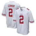 SF.49ers #2 Deommodore Lenoir Player White Home Game Gdoa Stitched Jerseys