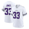 M.Vikings #33 Aaron Jones Sr. Player White Alternate Home Game Gdoa Stitched Jerseys