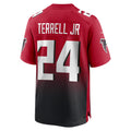 A.Falcons #24 A.J. Terrell Jr. Player Red Alternate Home Game Gdoa Stitched Jerseys