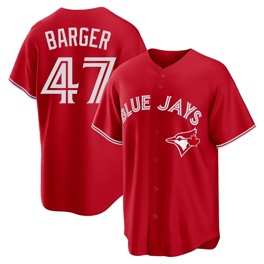 T.Blue Jays #47 Addison Barger Player Red Home Limited Game Fdoa Stitched Jerseys