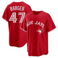 T.Blue Jays #47 Addison Barger Player Red Home Limited Game Fdoa Stitched Jerseys