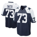 D.Cowboys #73 Tyler Smith Player Navy-White Alternate Home Game Gdoa Stitched Jerseys
