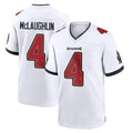TB.Buccaneers #4 Chase McLaughlin Player White Home Game Gdoa Stitched Jerseys